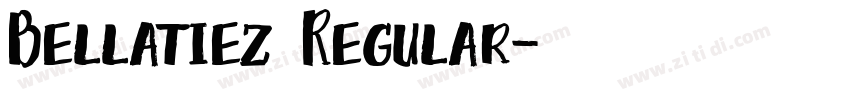Bellatiez Regular字体转换